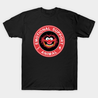 Muppets T-Shirt - Muppets Emotional Support Animal by Bigfinz